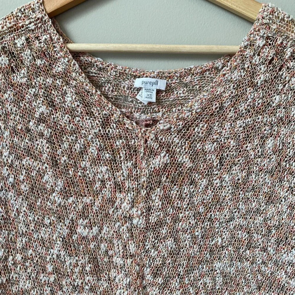 J.Jill Pure Jill Womens XSP Petite Cocoon Style Knit V-Neck Pullover Sweater Top - Picture 5 of 16